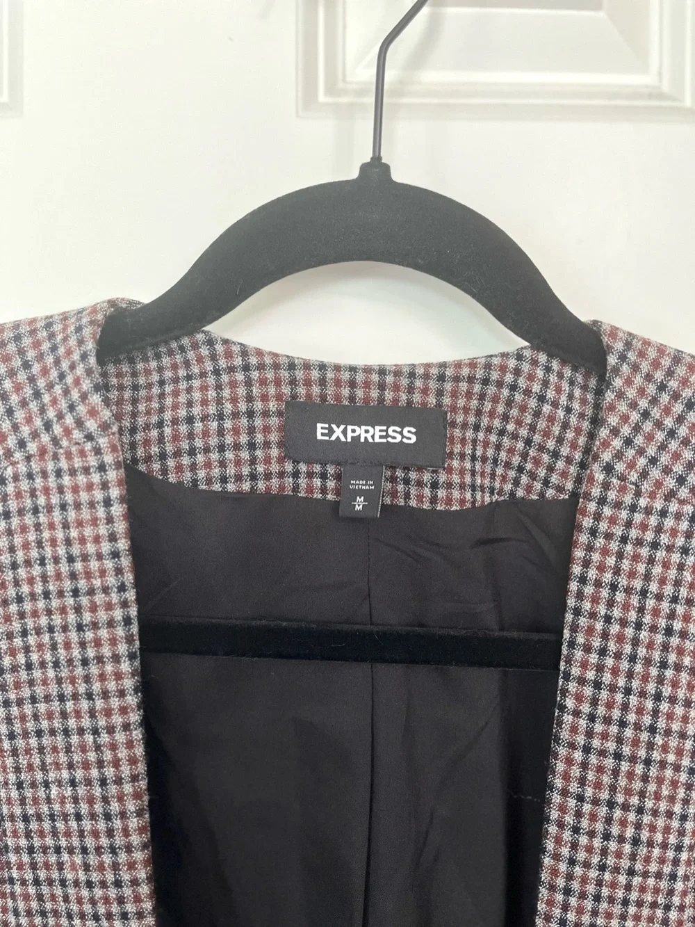 Express Checked Blazer